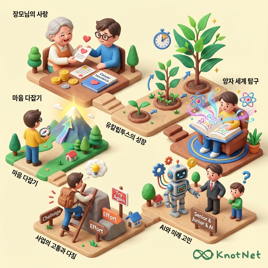 AI가 생성한 주간 기록 이미지